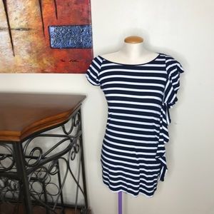 INC tunic top with ruffle